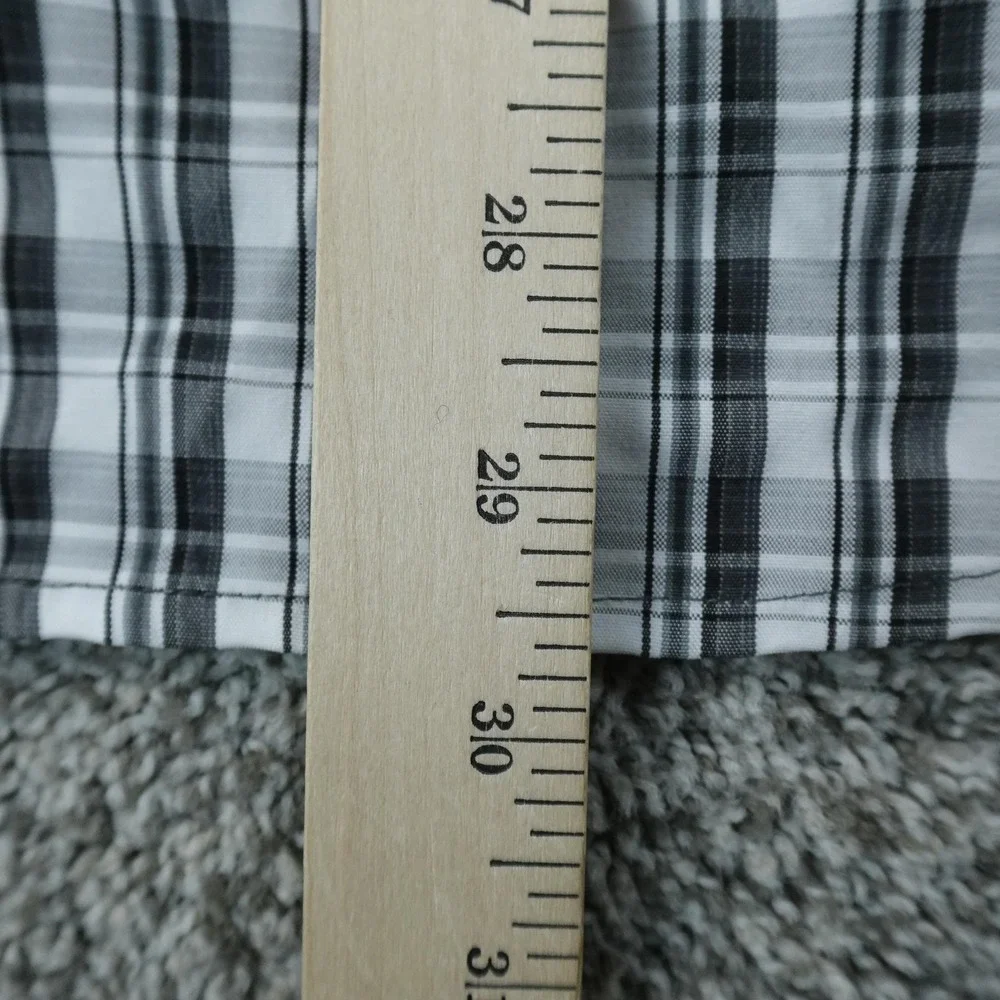 North Face Shirt Mens M Gray Performance Button Up Long Sleeve‎ Outdoor Hiking